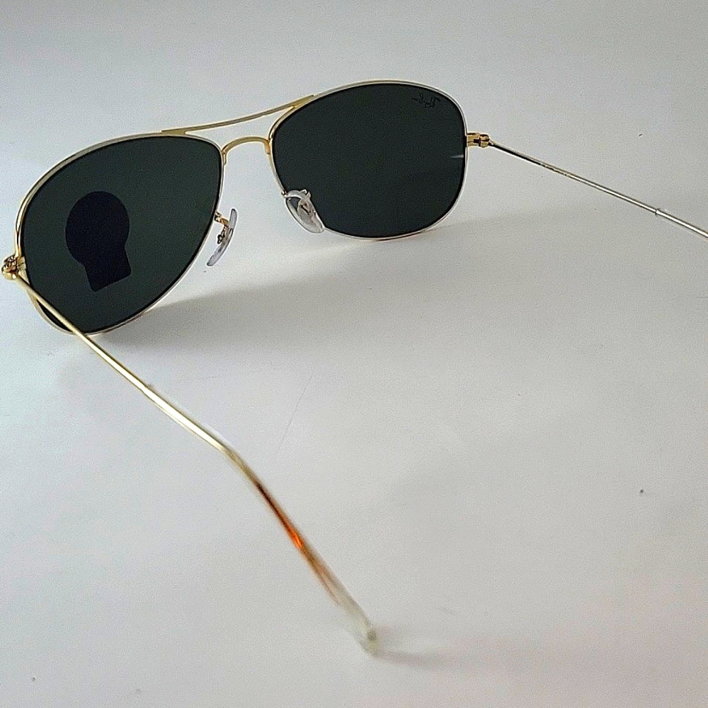 Ray-Ban Gold Aviator Sunglasses Timeless Design - Picture 3 of 4